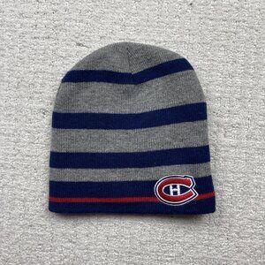 VTG Y2K Montreal Canadiens NHL Ice Hockey  Winter Beanie Sports Hat Ski Cap